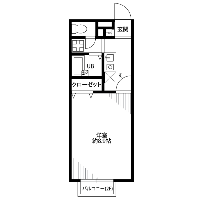 アムール est vert 間取り図