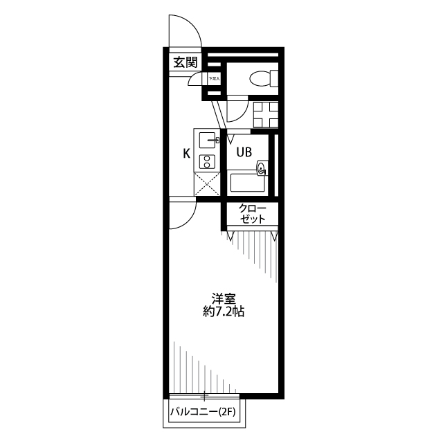 アムール みどりⅡ 間取り図