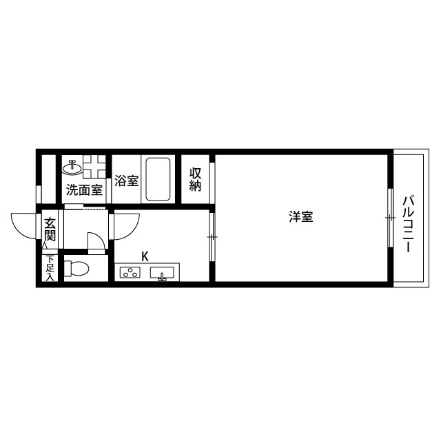 アンプルール クラージュ SHIMADA 間取り図
