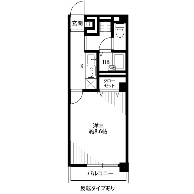 アンプルール フェール 豊四季Ⅱ 間取り図