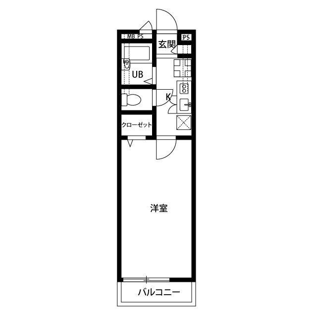 アンプルール ブワ ルピナス 間取り図