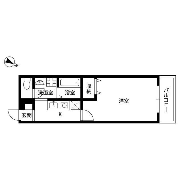 シャルマン エスパース 間取り図