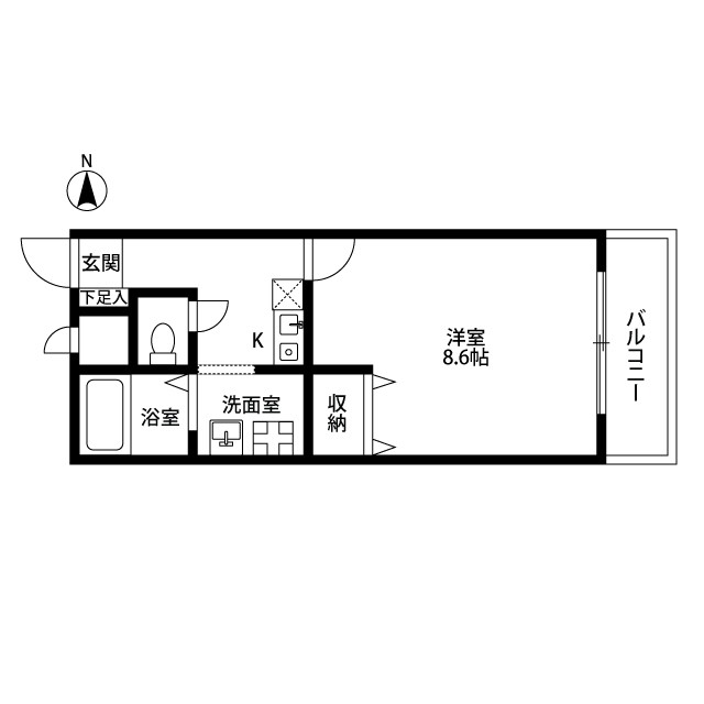 ヴァンガード 間取り図