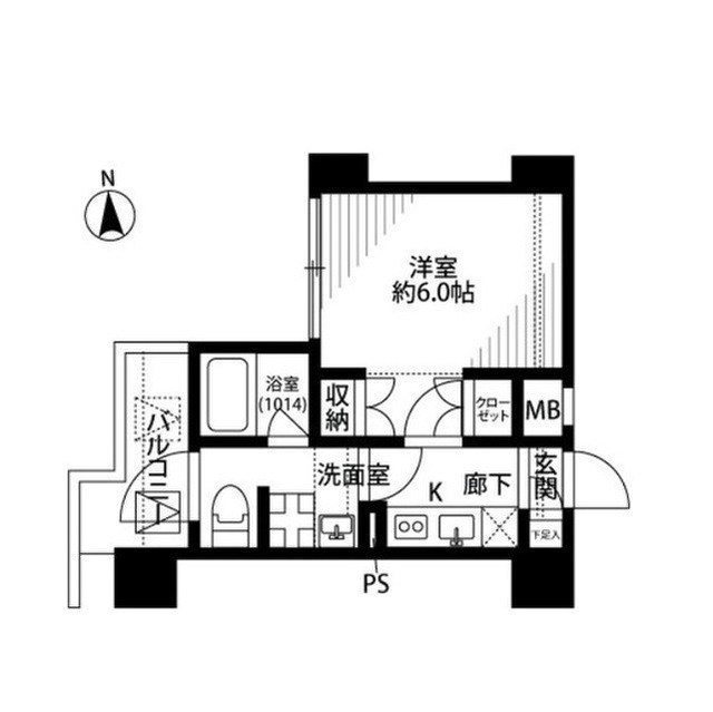 プレール・ドゥーク大森Ⅱ 間取り図