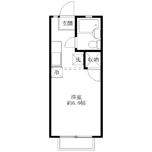 リリーハイムＤ棟 間取り図