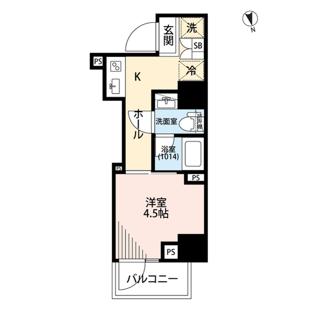 プレール・ドゥーク戸越銀座通り 間取り図